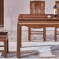 Traditional Style Solid Wood Dining Set with Fixed Rectangle Shape Table and 4 Legs Base Clearhalo 'Dining Room Sets' 'Dining Tables & Seating' 'dining_room_set' 'furn' 'furn_dining_room_set' 'Furniture' 'furniture_dining_room_set' 'Kitchen & Dining Furniture' 'kitchen&dining_furn' 'kitchen' 3474813