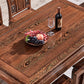 Traditional Style Solid Wood Dining Set with Fixed Rectangle Shape Table and 4 Legs Base Clearhalo 'Dining Room Sets' 'Dining Tables & Seating' 'dining_room_set' 'furn' 'furn_dining_room_set' 'Furniture' 'furniture_dining_room_set' 'Kitchen & Dining Furniture' 'kitchen&dining_furn' 'kitchen' 3474816