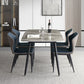 Minimalist Style Dining Table Set with Rectangle Shape Table and Upholstered Chairs Clearhalo 'Dining Room Sets' 'Dining Tables & Seating' 'dining_room_set' 'furn' 'furn_dining_room_set' 'Furniture' 'furniture_dining_room_set' 'Kitchen & Dining Furniture' 'kitchen&dining_furn' 'kitchen' 3474854