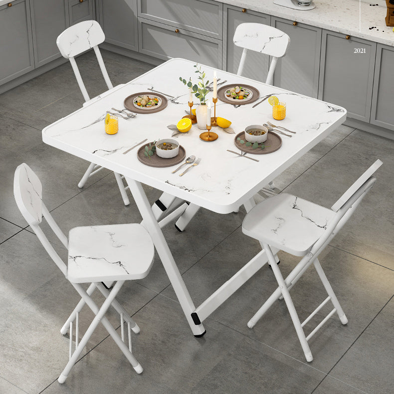 Foldable Solid Wood Dining Room Set of with Double Pedestal Base Dining Room Furniture for Home Use Clearhalo 'Dining Room Sets' 'Dining Tables & Seating' 'dining_room_set' 'furn' 'furn_dining_room_set' 'Furniture' 'furniture_dining_room_set' 'Kitchen & Dining Furniture' 'kitchen&dining_furn' 'kitchen' 3474891