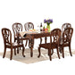 Traditional Style Solid Wood Dining Set with Rectangle Shape Table Table and 4 Legs Base Clearhalo 'Dining Room Sets' 'Dining Tables & Seating' 'dining_room_set' 'furn' 'furn_dining_room_set' 'Furniture' 'furniture_dining_room_set' 'Kitchen & Dining Furniture' 'kitchen&dining_furn' 'kitchen' 3474910