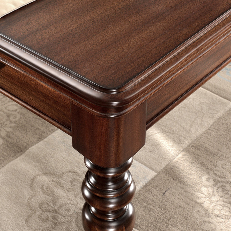 Traditional Style Solid Wood Dining Set with Rectangle Shape Table Table and 4 Legs Base Clearhalo 'Dining Room Sets' 'Dining Tables & Seating' 'dining_room_set' 'furn' 'furn_dining_room_set' 'Furniture' 'furniture_dining_room_set' 'Kitchen & Dining Furniture' 'kitchen&dining_furn' 'kitchen' 3474911