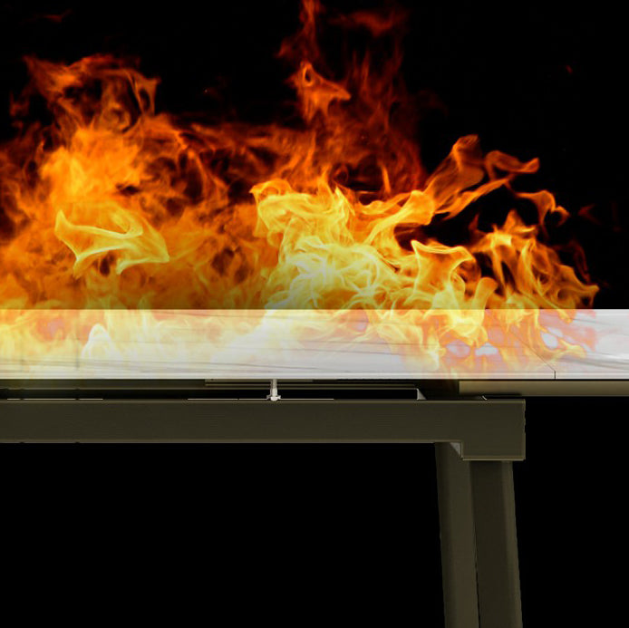 Contemporary Sintered Stone Dining Furniture with Rectangle DiningSet with Removable Leaf Clearhalo 'Dining Room Sets' 'Dining Tables & Seating' 'dining_room_set' 'furn' 'furn_dining_room_set' 'Furniture' 'furniture_dining_room_set' 'Kitchen & Dining Furniture' 3474975