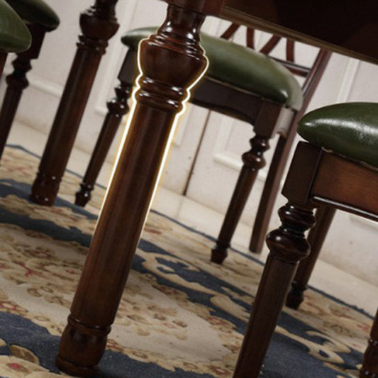 Traditional Solid Wood Dining Room Set with Rectangle Table Dining Table Furniture Clearhalo 'Dining Room Sets' 'Dining Tables & Seating' 'dining_room_set' 'furn' 'furn_dining_room_set' 'Furniture' 'furniture_dining_room_set' 'Kitchen & Dining Furniture' 'kitchen&dining_furn' 'kitchen' 3475011