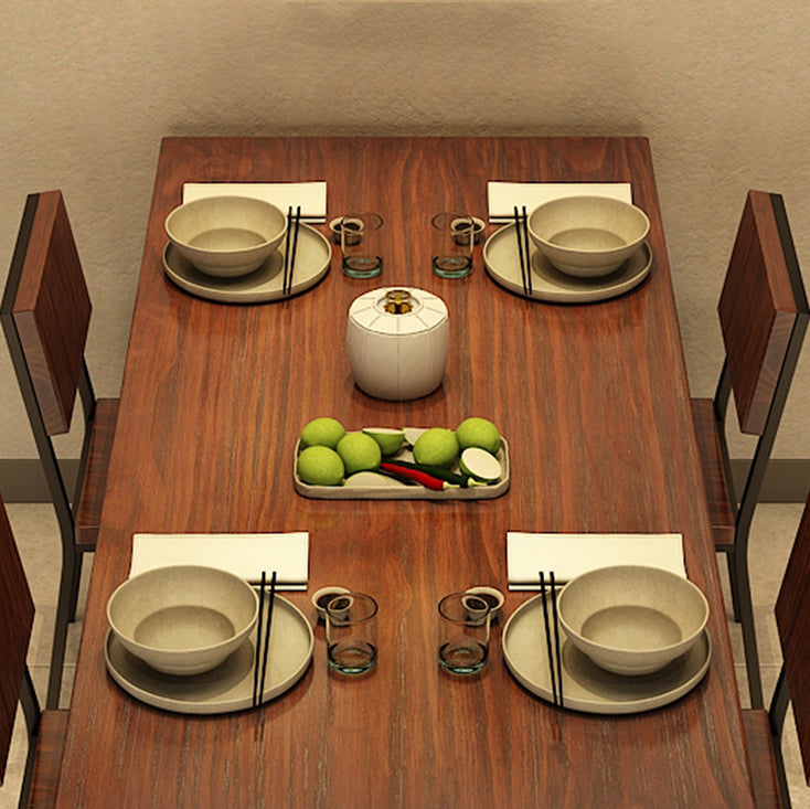 Traditional Style Solid Wood Dining Set with Traditional Height Table and Trestle Base Clearhalo 'Dining Room Sets' 'Dining Tables & Seating' 'dining_room_set' 'furn' 'furn_dining_room_set' 'Furniture' 'furniture_dining_room_set' 'Kitchen & Dining Furniture' 'kitchen&dining_furn' 'kitchen' 3475046