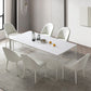 Dining Set Contemporary with Sintered Stone Dining Table and Upholstered Chairs 7 Piece Set Clearhalo 'Dining Room Sets' 'Dining Tables & Seating' 'dining_room_set' 'furn' 'furn_dining_room_set' 'Furniture' 'furniture_dining_room_set' 'Kitchen & Dining Furniture' 'kitchen&dining_furn' 'kitchen' 3475056