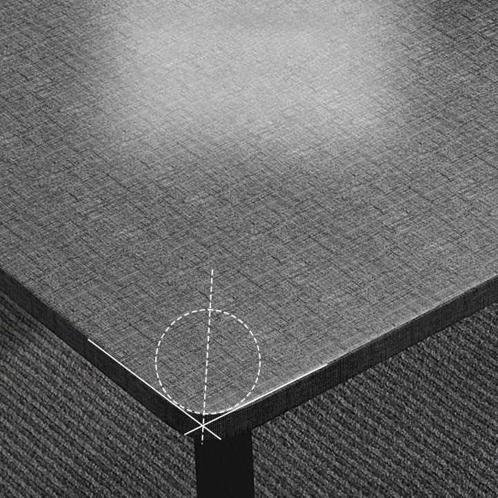 Modern Style Traditional Height Dining Set with Rectangle Shape Table and Double Pedestal Base Clearhalo 'Dining Room Sets' 'Dining Tables & Seating' 'dining_room_set' 'furn' 'furn_dining_room_set' 'Furniture' 'furniture_dining_room_set' 'Kitchen & Dining Furniture' 'kitchen&dining_furn' 'kitchen' 3475075