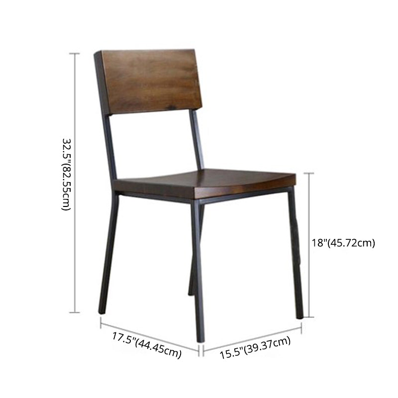 Traditional Style Solid Wood Dining Set with Walnut Table and 4 Black Legs Base Clearhalo 'Dining Room Sets' 'Dining Tables & Seating' 'dining_room_set' 'furn' 'furn_dining_room_set' 'Furniture' 'furniture_dining_room_set' 'Kitchen & Dining Furniture' 'kitchen&dining_furn' 'kitchen' 3475097