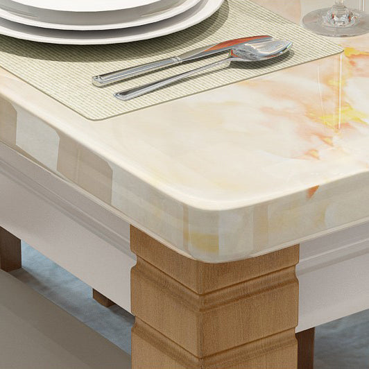 Modern Style Marble Dining Table Set Rectangular Dining Table with Solid Wood Base Clearhalo 'Dining Room Sets' 'Dining Tables & Seating' 'dining_room_set' 'furn' 'furn_dining_room_set' 'Furniture' 'furniture_dining_room_set' 'Kitchen & Dining Furniture' 'kitchen&dining_furn' 'kitchen' 3475104