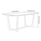 Modern Rectangle Shape Standard Dining Set Sintered Stone White Dining Set for Kitchen Clearhalo 'Dining Room Sets' 'Dining Tables & Seating' 'dining_room_set' 'furn' 'furn_dining_room_set' 'Furniture' 'furniture_dining_room_set' 'Kitchen & Dining Furniture' 'kitchen&dining_furn' 'kitchen' 3475141