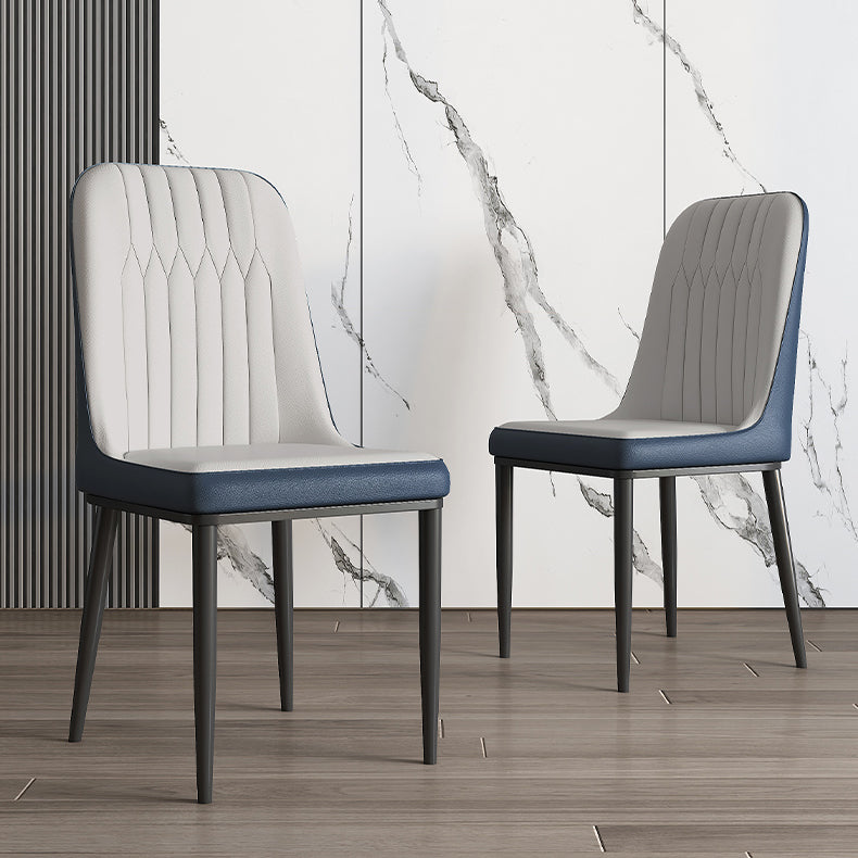 Minimalist White Standard Dining Set Sintered Stone Rectangle Dining Set with 4 Legs Base Clearhalo 'Dining Room Sets' 'Dining Tables & Seating' 'dining_room_set' 'furn' 'furn_dining_room_set' 'Furniture' 'furniture_dining_room_set' 'Kitchen & Dining Furniture' 'kitchen&dining_furn' 'kitchen' 3475158