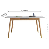 Modern Sintered Stone Top Standard Dining Set Rectangle White Dining Set for Kitchen Clearhalo 'Dining Room Sets' 'Dining Tables & Seating' 'dining_room_set' 'furn' 'furn_dining_room_set' 'Furniture' 'furniture_dining_room_set' 'Kitchen & Dining Furniture' 'kitchen&dining_furn' 'kitchen' 3475210