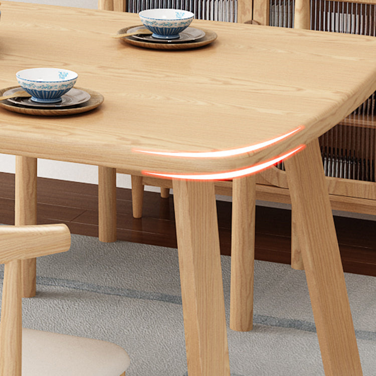 Modern Kitchen Wooden Top Furniture of Standard Height Formal Dining Room Table Set Clearhalo 'Dining Room Sets' 'Dining Tables & Seating' 'dining_room_set' 'furn' 'furn_dining_room_set' 'Furniture' 'furniture_dining_room_set' 'Kitchen & Dining Furniture' 'kitchen&dining_furn' 'kitchen' 3475259