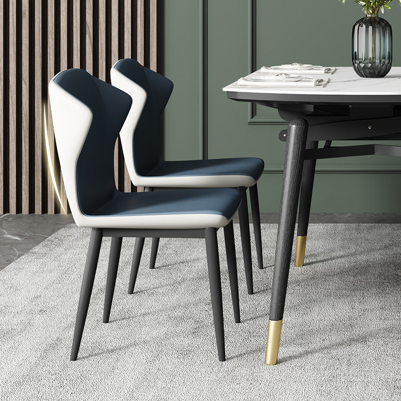 Kitchen Modern Sintered Stone Dining Table of Traditional Height with Collapsible Dining Room Sets Clearhalo 'Dining Room Sets' 'Dining Tables & Seating' 'dining_room_set' 'furn' 'furn_dining_room_set' 'Furniture' 'furniture_dining_room_set' 'Kitchen & Dining Furniture' 'kitchen&dining_furn' 'kitchen' 3475299