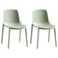 Home Contemporary Side Chair Solid Back Plastic Stackable Dining Room Chair Green 2 Piece Set Clearhalo ' kitchen&dining_furn' 'Dining Chairs' 'Dining Tables & Seating' 'dining_chair' 'furn' 'furn_dining_chair' 'Furniture' 'furniture_dining_chair' 'Kitchen & Dining Furniture' 'kitchen' 3482726