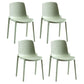 Home Contemporary Side Chair Solid Back Plastic Stackable Dining Room Chair Green 4 Piece Set Clearhalo ' kitchen&dining_furn' 'Dining Chairs' 'Dining Tables & Seating' 'dining_chair' 'furn' 'furn_dining_chair' 'Furniture' 'furniture_dining_chair' 'Kitchen & Dining Furniture' 'kitchen' 3482728