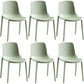 Home Contemporary Side Chair Solid Back Plastic Stackable Dining Room Chair Green 6 Piece Set Clearhalo ' kitchen&dining_furn' 'Dining Chairs' 'Dining Tables & Seating' 'dining_chair' 'furn' 'furn_dining_chair' 'Furniture' 'furniture_dining_chair' 'Kitchen & Dining Furniture' 'kitchen' 3482730