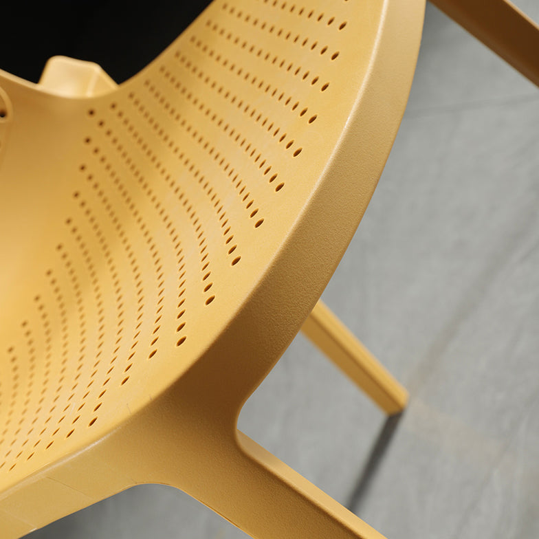 Home Contemporary Side Chair Solid Back Plastic Stackable Dining Room Chair Clearhalo ' kitchen&dining_furn' 'Dining Chairs' 'Dining Tables & Seating' 'dining_chair' 'furn' 'furn_dining_chair' 'Furniture' 'furniture_dining_chair' 'Kitchen & Dining Furniture' 'kitchen' 3482740