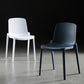 Home Contemporary Side Chair Solid Back Plastic Stackable Dining Room Chair Clearhalo ' kitchen&dining_furn' 'Dining Chairs' 'Dining Tables & Seating' 'dining_chair' 'furn' 'furn_dining_chair' 'Furniture' 'furniture_dining_chair' 'Kitchen & Dining Furniture' 'kitchen' 3482749