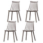 Scandinavian Plastic Chair 30"H Slat Back Side Chair Bedroom Dining Chair Grey 4 Piece Set Clearhalo ' kitchen&dining_furn' 'Dining Chairs' 'Dining Tables & Seating' 'dining_chair' 'furn' 'furn_dining_chair' 'Furniture' 'furniture_dining_chair' 'Kitchen & Dining Furniture' 'kitchen' 3482767