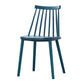Scandinavian Plastic Chair 30"H Slat Back Side Chair Bedroom Dining Chair Clearhalo ' kitchen&dining_furn' 'Dining Chairs' 'Dining Tables & Seating' 'dining_chair' 'furn' 'furn_dining_chair' 'Furniture' 'furniture_dining_chair' 'Kitchen & Dining Furniture' 'kitchen' 3482771