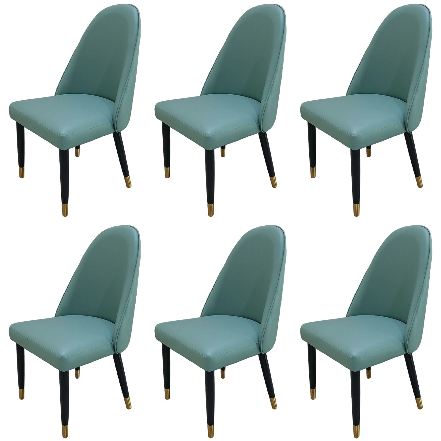 Nordic Style Sponge Dining Chair Upholstered Side Chairs for Restaurant Light Green 6 Piece Set Clearhalo ' kitchen&dining_furn' 'Dining Chairs' 'Dining Tables & Seating' 'dining_chair' 'furn' 'furn_dining_chair' 'Furniture' 'furniture_dining_chair' 'Kitchen & Dining Furniture' 'kitchen' 3482801