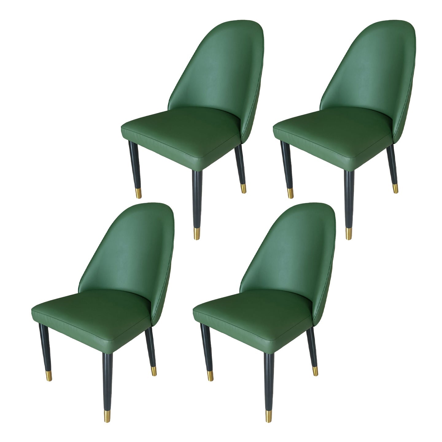 Nordic Style Sponge Dining Chair Upholstered Side Chairs for Restaurant Army Green 4 Piece Set Clearhalo ' kitchen&dining_furn' 'Dining Chairs' 'Dining Tables & Seating' 'dining_chair' 'furn' 'furn_dining_chair' 'Furniture' 'furniture_dining_chair' 'Kitchen & Dining Furniture' 'kitchen' 3482804