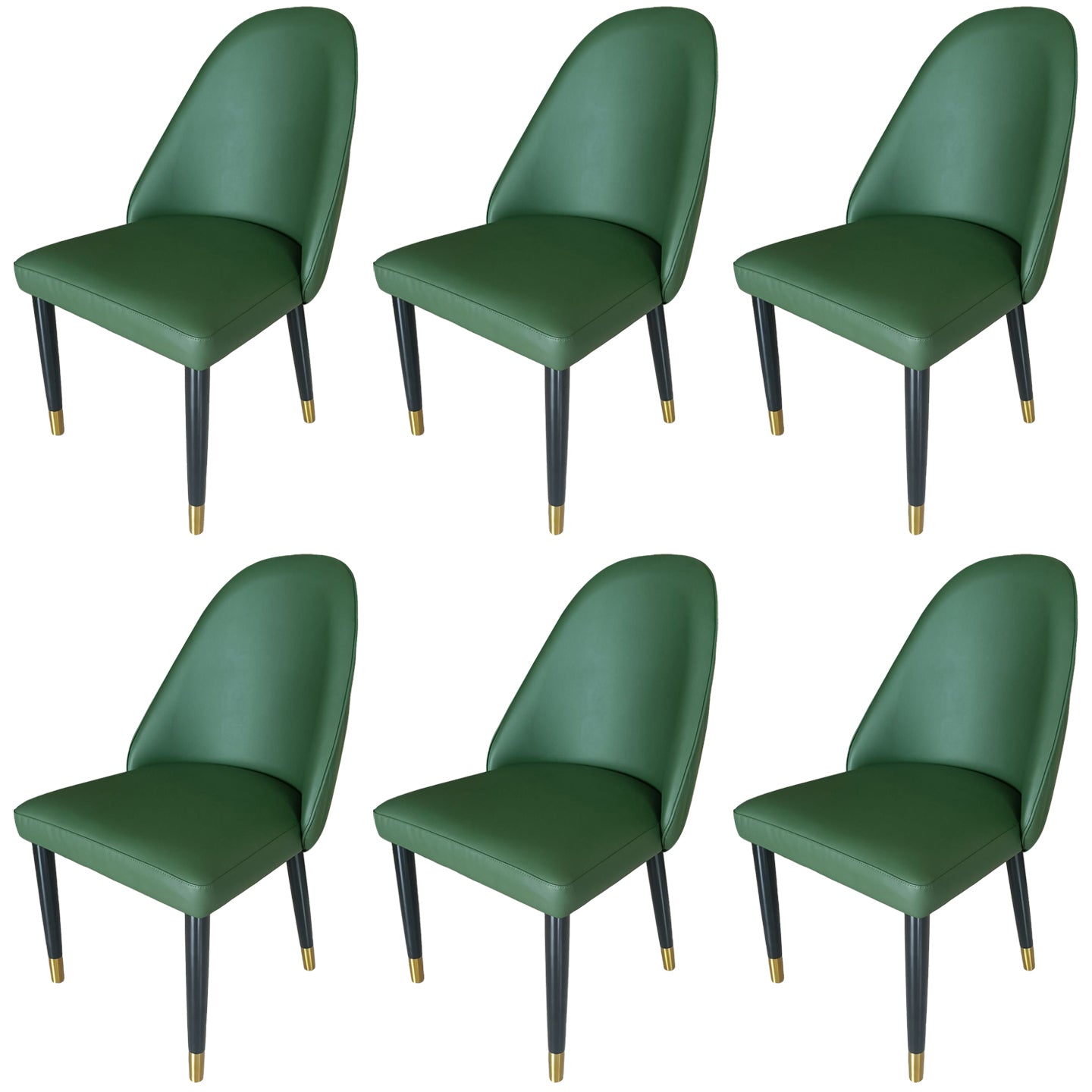 Nordic Style Sponge Dining Chair Upholstered Side Chairs for Restaurant Army Green 6 Piece Set Clearhalo ' kitchen&dining_furn' 'Dining Chairs' 'Dining Tables & Seating' 'dining_chair' 'furn' 'furn_dining_chair' 'Furniture' 'furniture_dining_chair' 'Kitchen & Dining Furniture' 'kitchen' 3482806