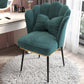 Glam Dining Room Chair 21'' Wide Solid Back Chair with 4 Metal Legs for Home Blackish Green 1 Piece Black Clearhalo ' kitchen&dining_furn' 'Dining Chairs' 'Dining Tables & Seating' 'dining_chair' 'furn' 'furn_dining_chair' 'Furniture' 'furniture_dining_chair' 'Kitchen & Dining Furniture' 'kitchen' 3482859