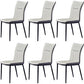 Metal Scandinavian Home Side Chair Solid Back 17.7'' Wide Dining Chair with Black Legs Light Gray 6 Piece Set Clearhalo ' kitchen&dining_furn' 'Dining Chairs' 'Dining Tables & Seating' 'dining_chair' 'furn' 'furn_dining_chair' 'Furniture' 'furniture_dining_chair' 'Kitchen & Dining Furniture' 'kitchen' 3482885