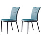 Metal Scandinavian Home Side Chair Solid Back 17.7'' Wide Dining Chair with Black Legs Blackish Green 2 Piece Set Clearhalo ' kitchen&dining_furn' 'Dining Chairs' 'Dining Tables & Seating' 'dining_chair' 'furn' 'furn_dining_chair' 'Furniture' 'furniture_dining_chair' 'Kitchen & Dining Furniture' 'kitchen' 3482887