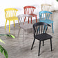 Contemporary Style Windsor Back Side Chair Plastic Dining Chair for Home Clearhalo ' kitchen&dining_furn' 'Dining Chairs' 'Dining Tables & Seating' 'dining_chair' 'furn' 'furn_dining_chair' 'Furniture' 'furniture_dining_chair' 'Kitchen & Dining Furniture' 'kitchen' 3482963