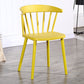 Contemporary Style Windsor Back Side Chair Plastic Dining Chair for Home Light Yellow 1 Piece Clearhalo ' kitchen&dining_furn' 'Dining Chairs' 'Dining Tables & Seating' 'dining_chair' 'furn' 'furn_dining_chair' 'Furniture' 'furniture_dining_chair' 'Kitchen & Dining Furniture' 'kitchen' 3482965