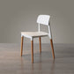 Nordic Style Dining Room Chair Open Back Dining Side Chair with Solid Wood Legs Clearhalo ' kitchen&dining_furn' 'Dining Chairs' 'Dining Tables & Seating' 'dining_chair' 'furn' 'furn_dining_chair' 'Furniture' 'furniture_dining_chair' 'Kitchen & Dining Furniture' 'kitchen' 3483041