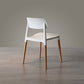 Nordic Style Dining Room Chair Open Back Dining Side Chair with Solid Wood Legs Clearhalo ' kitchen&dining_furn' 'Dining Chairs' 'Dining Tables & Seating' 'dining_chair' 'furn' 'furn_dining_chair' 'Furniture' 'furniture_dining_chair' 'Kitchen & Dining Furniture' 'kitchen' 3483047