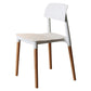 Nordic Style Dining Room Chair Open Back Dining Side Chair with Solid Wood Legs Clearhalo ' kitchen&dining_furn' 'Dining Chairs' 'Dining Tables & Seating' 'dining_chair' 'furn' 'furn_dining_chair' 'Furniture' 'furniture_dining_chair' 'Kitchen & Dining Furniture' 'kitchen' 3483049