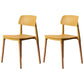 Nordic Style Dining Room Chair Open Back Dining Side Chair with Solid Wood Legs Ginger 2 Piece Set Clearhalo ' kitchen&dining_furn' 'Dining Chairs' 'Dining Tables & Seating' 'dining_chair' 'furn' 'furn_dining_chair' 'Furniture' 'furniture_dining_chair' 'Kitchen & Dining Furniture' 'kitchen' 3483050