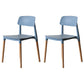 Nordic Style Dining Room Chair Open Back Dining Side Chair with Solid Wood Legs Gray-Blue 2 Piece Set Clearhalo ' kitchen&dining_furn' 'Dining Chairs' 'Dining Tables & Seating' 'dining_chair' 'furn' 'furn_dining_chair' 'Furniture' 'furniture_dining_chair' 'Kitchen & Dining Furniture' 'kitchen' 3483059