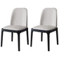 Industrial Wood Dining Side Chairs Armless Dining Chair (Set of 2/4/6) White 2 Piece Set Black Clearhalo ' kitchen&dining_furn' 'Dining Chairs' 'Dining Tables & Seating' 'dining_chair' 'furn' 'furn_dining_chair' 'Furniture' 'furniture_dining_chair' 'Kitchen & Dining Furniture' 'kitchen' 3483248