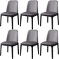 Industrial Wood Dining Side Chairs Armless Dining Chair (Set of 2/4/6) Light Gray 6 Piece Set Black Clearhalo ' kitchen&dining_furn' 'Dining Chairs' 'Dining Tables & Seating' 'dining_chair' 'furn' 'furn_dining_chair' 'Furniture' 'furniture_dining_chair' 'Kitchen & Dining Furniture' 'kitchen' 3483257