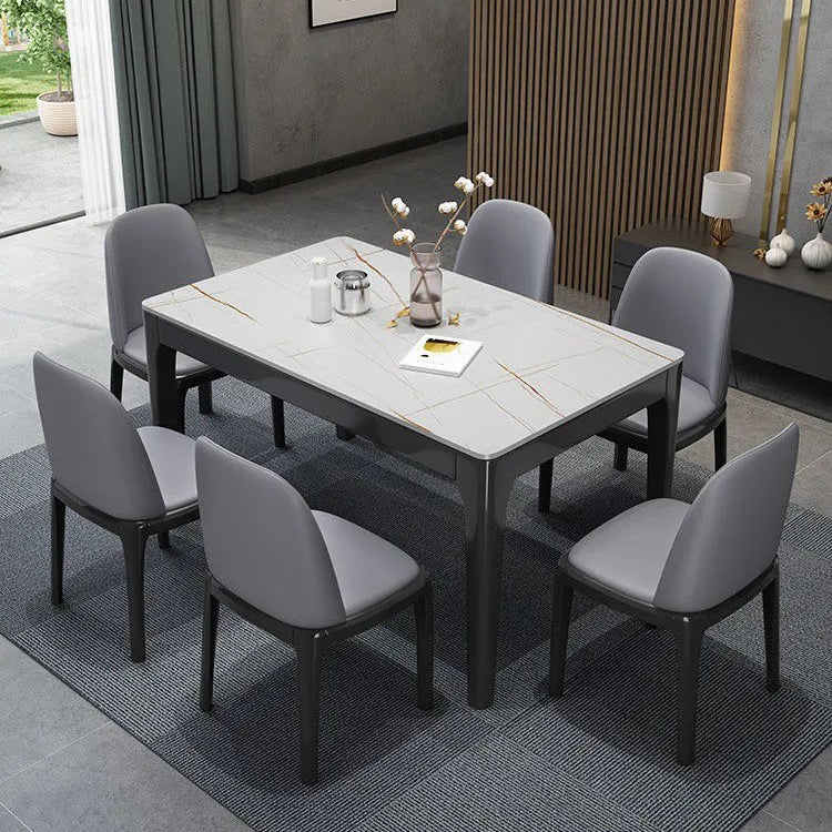 Industrial Wood Dining Side Chairs Armless Dining Chair (Set of 2/4/6) Clearhalo ' kitchen&dining_furn' 'Dining Chairs' 'Dining Tables & Seating' 'dining_chair' 'furn' 'furn_dining_chair' 'Furniture' 'furniture_dining_chair' 'Kitchen & Dining Furniture' 'kitchen' 3483261