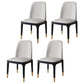 Industrial Wood Dining Side Chairs Armless Dining Chair (Set of 2/4/6) White 4 Piece Set Brass Gold Clearhalo ' kitchen&dining_furn' 'Dining Chairs' 'Dining Tables & Seating' 'dining_chair' 'furn' 'furn_dining_chair' 'Furniture' 'furniture_dining_chair' 'Kitchen & Dining Furniture' 'kitchen' 3483276