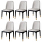Industrial Wood Dining Side Chairs Armless Dining Chair (Set of 2/4/6) White 6 Piece Set Brass Gold Clearhalo ' kitchen&dining_furn' 'Dining Chairs' 'Dining Tables & Seating' 'dining_chair' 'furn' 'furn_dining_chair' 'Furniture' 'furniture_dining_chair' 'Kitchen & Dining Furniture' 'kitchen' 3483277
