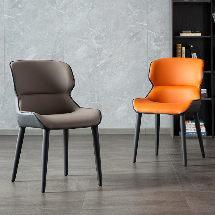 Contemporary Style Dining Chair Sponge Upholstered Side Chair for Home Clearhalo ' kitchen&dining_furn' 'Dining Chairs' 'Dining Tables & Seating' 'dining_chair' 'furn' 'furn_dining_chair' 'Furniture' 'furniture_dining_chair' 'Kitchen & Dining Furniture' 'kitchen' 3483281