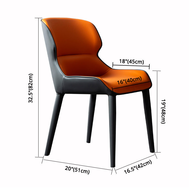 Contemporary Style Dining Chair Sponge Upholstered Side Chair for Home Clearhalo ' kitchen&dining_furn' 'Dining Chairs' 'Dining Tables & Seating' 'dining_chair' 'furn' 'furn_dining_chair' 'Furniture' 'furniture_dining_chair' 'Kitchen & Dining Furniture' 'kitchen' 3483300