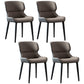 Contemporary Style Dining Chair Sponge Upholstered Side Chair for Home Grey 4 Piece Set Clearhalo ' kitchen&dining_furn' 'Dining Chairs' 'Dining Tables & Seating' 'dining_chair' 'furn' 'furn_dining_chair' 'Furniture' 'furniture_dining_chair' 'Kitchen & Dining Furniture' 'kitchen' 3483306
