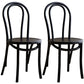 Modern Windsor Back Solid Wood Dining Side Chair Kitchen Dining Side Chair Black Wood 2 Piece Set Clearhalo ' kitchen&dining_furn' 'Dining Chairs' 'Dining Tables & Seating' 'dining_chair' 'furn' 'furn_dining_chair' 'Furniture' 'furniture_dining_chair' 'Kitchen & Dining Furniture' 'kitchen' 3483313
