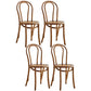 Modern Windsor Back Solid Wood Dining Side Chair Kitchen Dining Side Chair Brown Wood 4 Piece Set Clearhalo ' kitchen&dining_furn' 'Dining Chairs' 'Dining Tables & Seating' 'dining_chair' 'furn' 'furn_dining_chair' 'Furniture' 'furniture_dining_chair' 'Kitchen & Dining Furniture' 'kitchen' 3483334