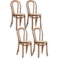 Modern Windsor Back Solid Wood Dining Side Chair Kitchen Dining Side Chair Brown Wicker & Rattan 4 Piece Set Clearhalo ' kitchen&dining_furn' 'Dining Chairs' 'Dining Tables & Seating' 'dining_chair' 'furn' 'furn_dining_chair' 'Furniture' 'furniture_dining_chair' 'Kitchen & Dining Furniture' 'kitchen' 3483337