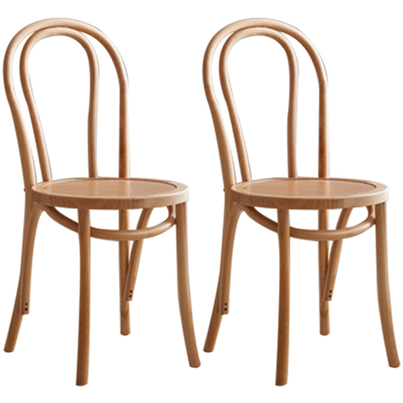 Modern Windsor Back Solid Wood Dining Side Chair Kitchen Dining Side Chair Natural Wood 2 Piece Set Clearhalo ' kitchen&dining_furn' 'Dining Chairs' 'Dining Tables & Seating' 'dining_chair' 'furn' 'furn_dining_chair' 'Furniture' 'furniture_dining_chair' 'Kitchen & Dining Furniture' 'kitchen' 3483348
